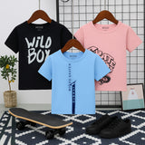 Boys Multicolor Graphics Short Sleeve Summer T-Shirt- Pack Of 3