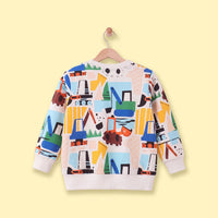 Boys Multicolour Graphic Long Sleeve Sweatshirt Sweatshirts & Hoodies