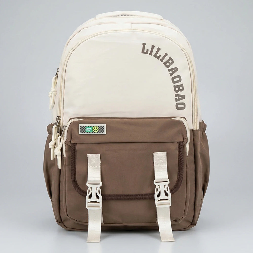 Kids Brown Lilibao School Backpack Trending Accessories Brown Onesize