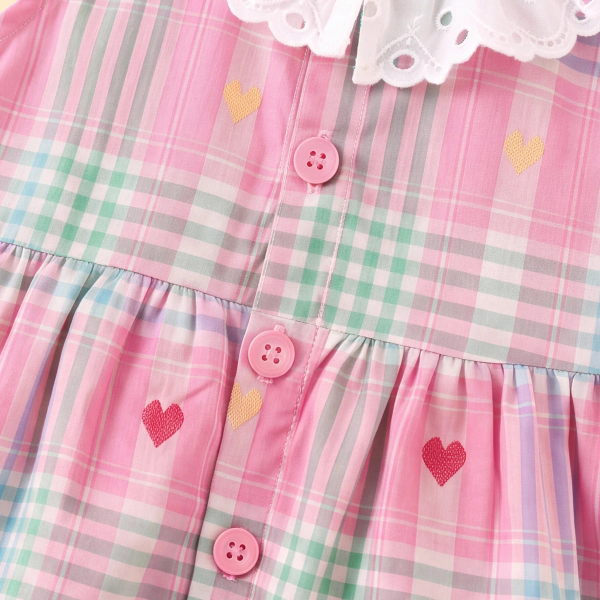 Girls Multicolour Checked Sleeveless Top With Pants Sets 2 pc. Sets