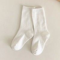 Pack of 6 Boys Multicolour Ribbed Knit Calf Length Socks Socks