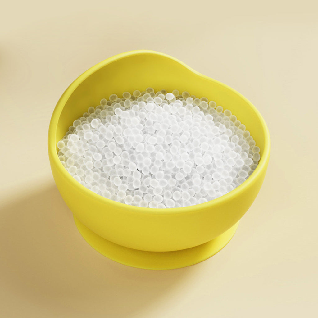 Baby Yellow Ramen Noodle Shaped Silicone Bowl Trending Accessories