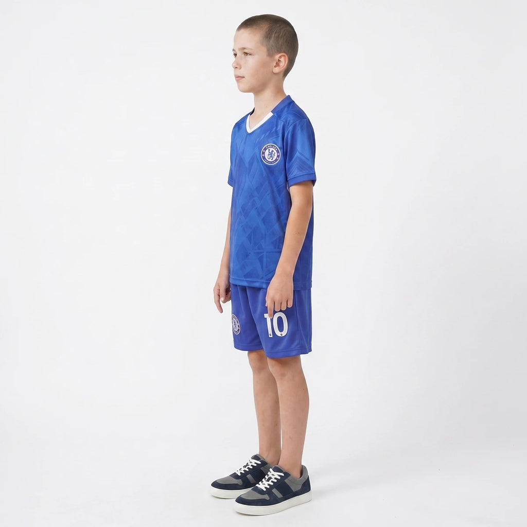 Boys Royal Blue Short Sleeve Graphics Print T-Shirt With Shorts Sets 2 pc. Sets