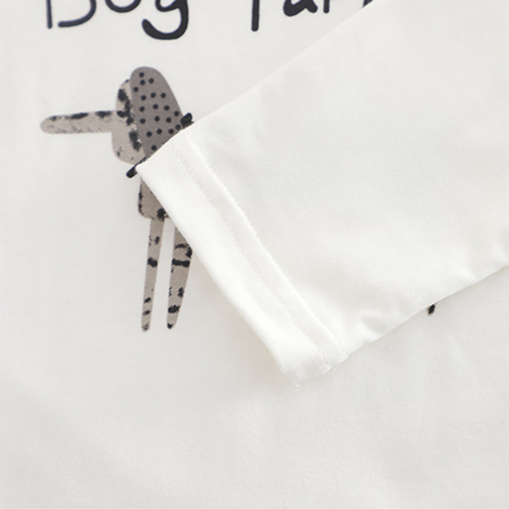 Boys White Abstract Printed Shirt With T-Shirt & Denim Pants Set Sets