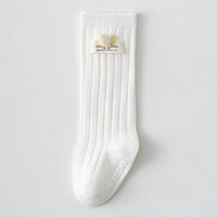 Pack of 6 Boys Multicolour Bear Applique Calf Length Cotton Socks Socks