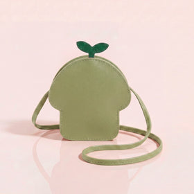 Girls Yellow Mushroom Embellished Sling Bag Sling Bags