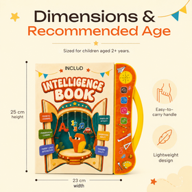 Interactive Talking Sound Book for Kids with Marker- Learn Alphabets, Numbers, Shapes & Phonics -Educational Musical Learning Toy for Toddlers -2 to 7 Years Trending Accessories