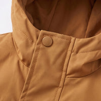 Boys Mustard Yellow Long Sleeve Hooded Zip-Up Jacket Coats & Jackets