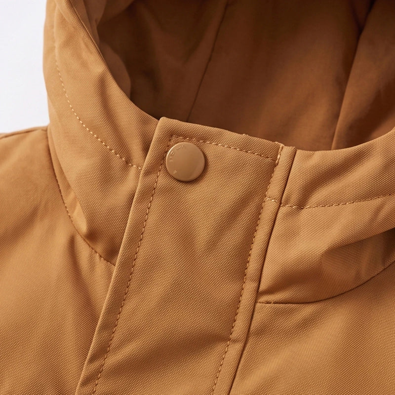 Boys Mustard Yellow Long Sleeve Hooded Zip-Up Jacket Coats & Jackets