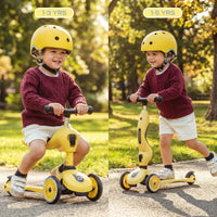 Scoot & Ride-2-in-1 Sit & Ride Kids Scooter with Adjustable Seat, Lemon, Ages 1-5 Years Trending Accessories