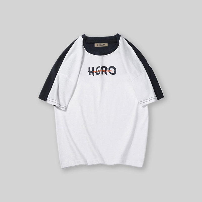 Boys Colorblocked Oversized T-Shirt Tshirts White 6-7 Y 