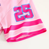 Girls Pink Graphics Printed T-Shirt With Legging Sets Sets