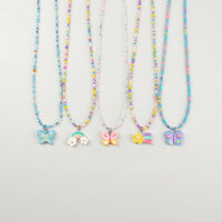 Pack Of 5 Girls Multicolour Butterfly and Rainbow Beaded Necklace Sets Necklace and Chains Multicolor Onesize
