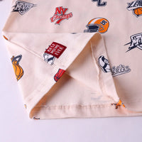 Boys Apricot AOP Graphics Short Sleeve T-Shirt With Elasticated Shorts Sets Sets