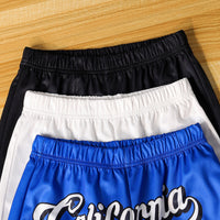 Boys Multicolor Alphanumeric Printed Elasticated Shorts ( Pack Of 3) Shorts