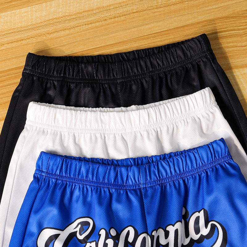 Boys Multicolor Alphanumeric Printed Elasticated Shorts ( Pack Of 3) Shorts