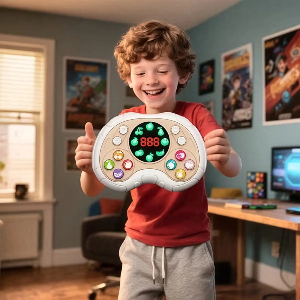Kids Off White Interactive LED Learning Game Console Toy Trending Accessories Off White Onesize