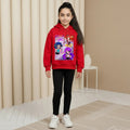 Girls Red K-Pop Gorgeous-Girl Graphics Hoodie Sweatshirts & Hoodies Red 6-7 Y