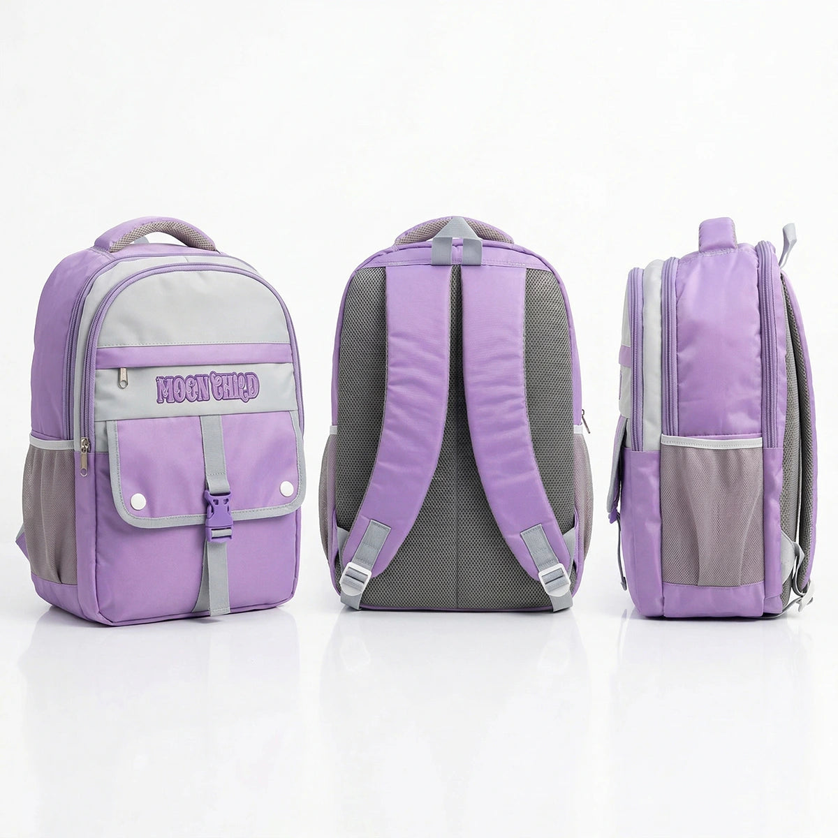 Kids Purple Multi-Compartment School Backpack Trending Accessories
