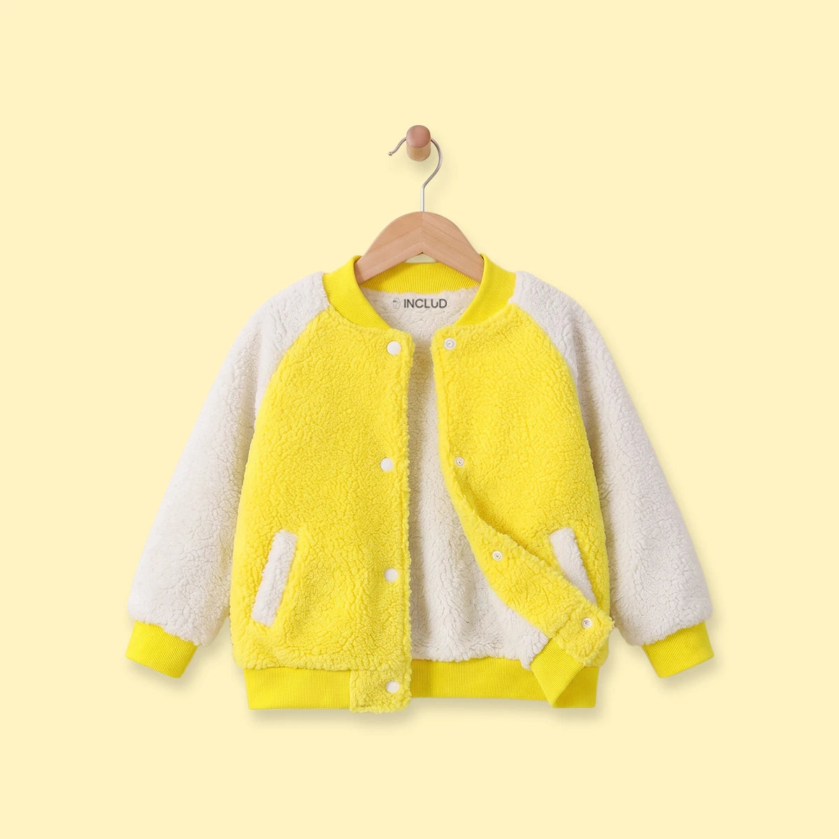 Boys Yellow Colourblocked Long Sleeve Jackets Coats & Jackets Yellow 1-2 Y