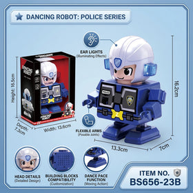 Electric Police Robot Toy with Lights & Music, Dancing Swing Robot for Kids Trending Accessories