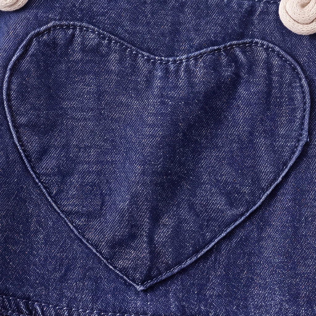 Girls Dark Blue Sleeveless Pinafore Dress Casual Dresses