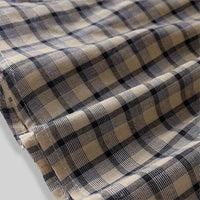 Girls Yellow Checked Sleeveless A-line Top With Cropped Pant Sets Sets