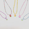 Pack Of 5 Girls Multicolour Floral Beads Necklace Sets Necklace and Chains Multicolor Onesize