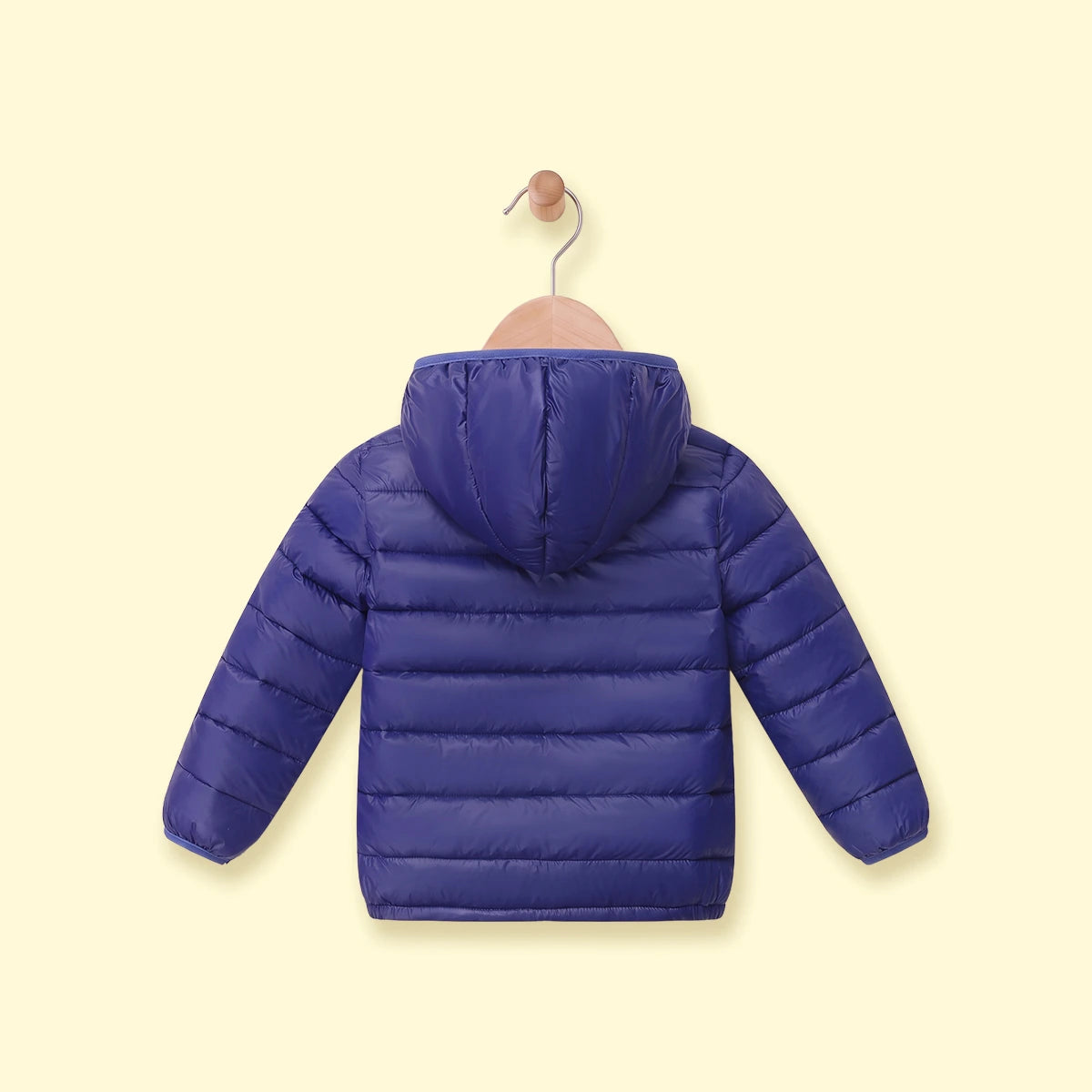 Boys Navy Blue Hooded Quilted Puffer Jacket Coats & Jackets