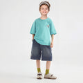 Boys Blue Relaxed Fit Knee Length Denim Shorts Shorts Blue 5-6 Y