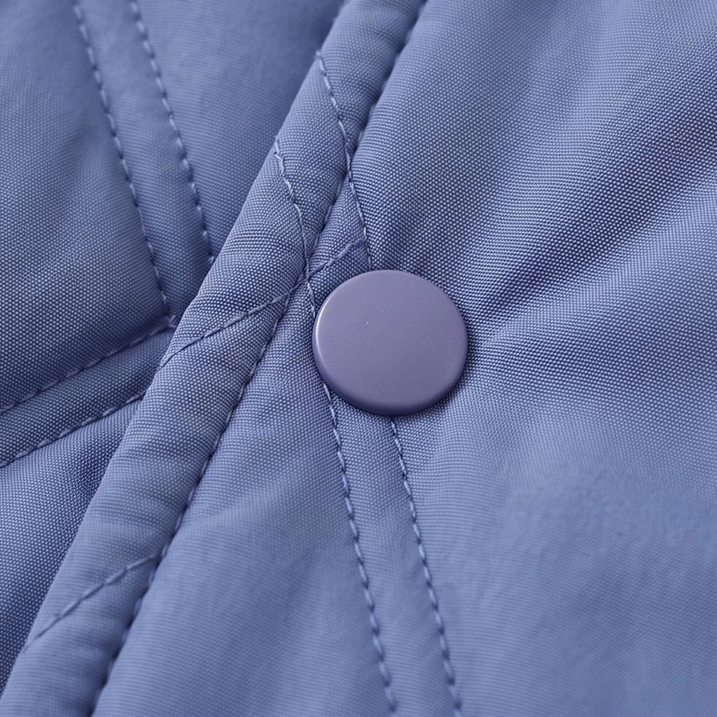 Boys Blue Long Sleeve Quilted Jacket Coats & Jackets