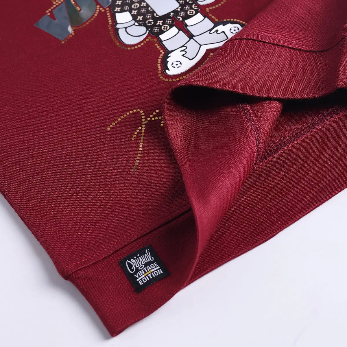 Boys Maroon Graphics Short Sleeve T-Shirt With Elasticated Shorts Sets 2 pc. Sets
