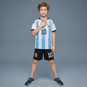 Boys Blue Striped Short Sleeve T-Shirt With Shorts Sets 2 pc. Sets Blue 2-3 Y