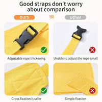 Baby Yellow Portable Chair Safety Harness Belt Trending Accessories