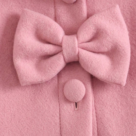 Girls Pink Long Sleeve Top With Pleated Skirt Sets 2 pc. Sets