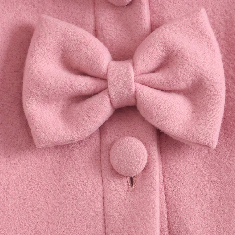 Girls Pink Long Sleeve Top With Pleated Skirt Sets 2 pc. Sets