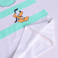 Boys Green Cartoon Character Printed T-Shirt With Elasticated Shorts Sets Sets