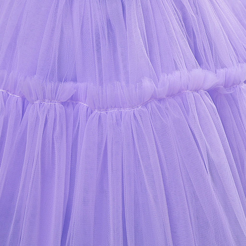 Girls Sleeveless Fit & Flare Party Dress Party Dresses   