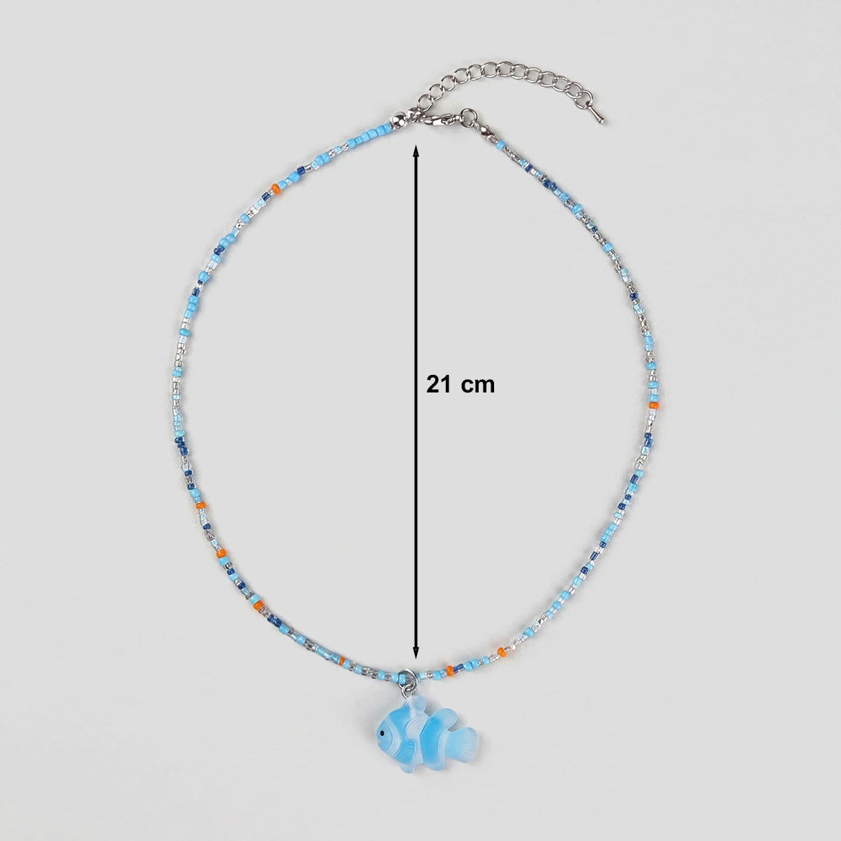 Pack Of 2 Girls Multicolour Sea Life Motif Beaded Necklace Sets Necklace and Chains