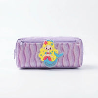 Girls Purple Glitter Pencil Case Trending Accessories Purple Onesize