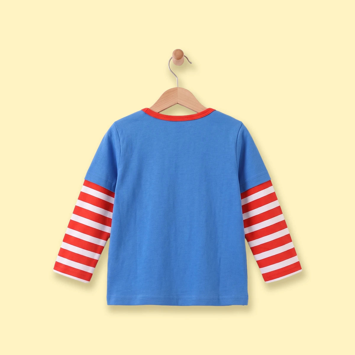 Boys Blue Graphic Long Sleeve T-Shirt Tshirts