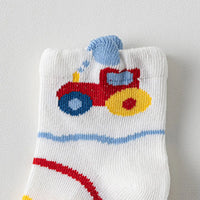 Pack of 3 Boys Multicolour Jacquard Ankle Length Socks Socks