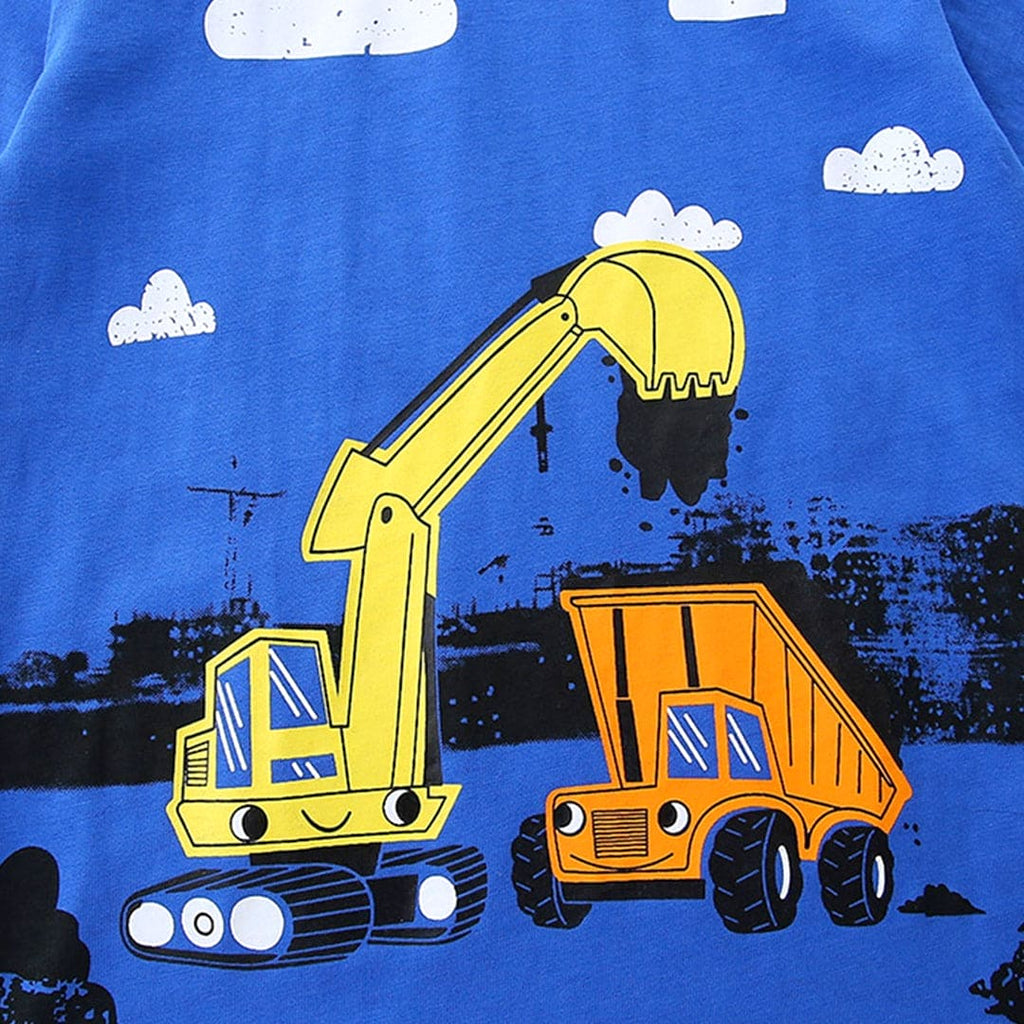 Boys Crane Graphic Short Sleeve T-Shirt Tshirts   