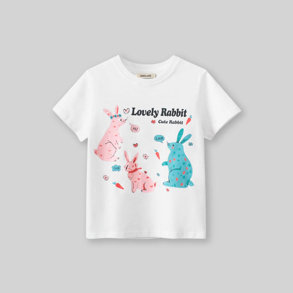 Girls Short Sleeves Graphic T-shirt Tshirts   