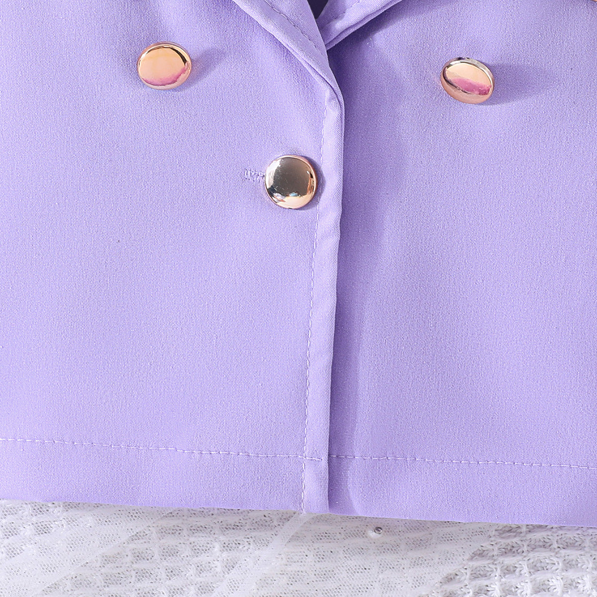 Girls Purple Short Sleeve Top With Butterfly Applique Sleeveless Dress Casual Dresses