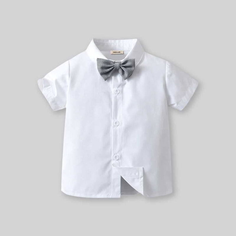 Boys Sleeveless Jacket With Shirt & Trousers Set 3 pc. Sets   