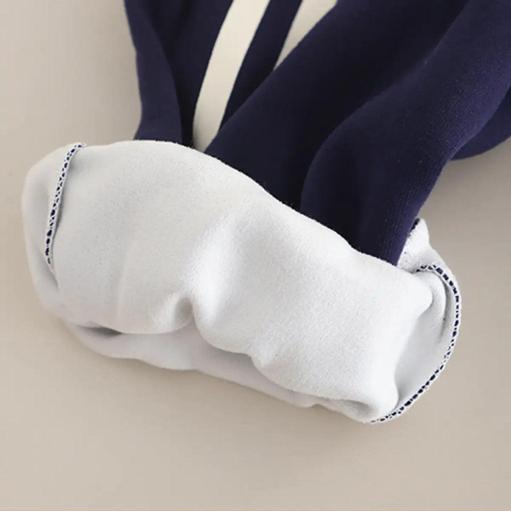 Boys Navy Blue Bunny Applique Sweatshirt With Jogger Sets Sets