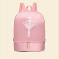 Girls Pink Ballet Motif School Backpack Trending Accessories Pink Onesize