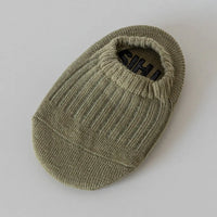 Pack of 5 Boys Multicolour Ribbed Knit Cotton Shoe Liner Socks Socks