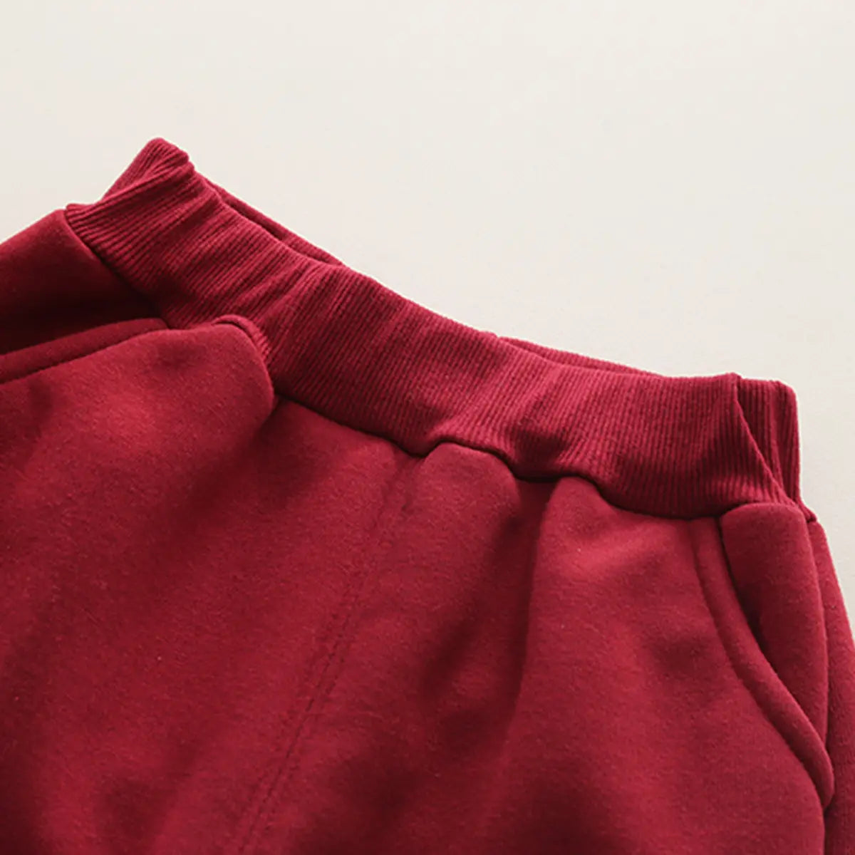 Boys Red Hooded Sweatshirt With Jogger Co-ord Sets Sets